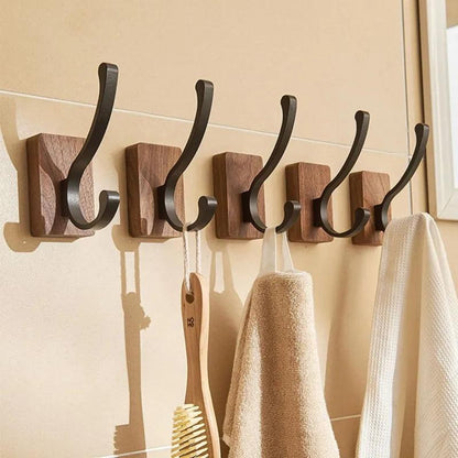 Essentia | Zelfklevende Houten Haken