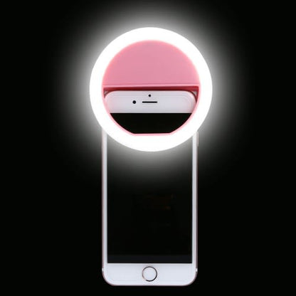 Portable Selfie Ring Light for Photography and Video – Clip-On LED Lighting for Content Creation, Selfies and Video Calls