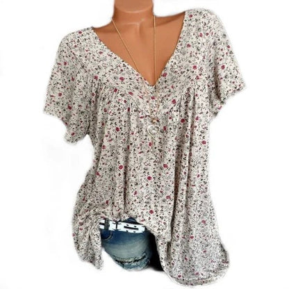 Sorella – Relaxed V-Neck Blouse