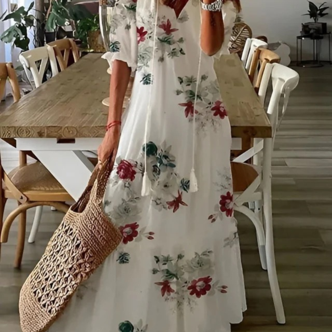 Sema | Damen Boho Maxikleid für den Sommer
