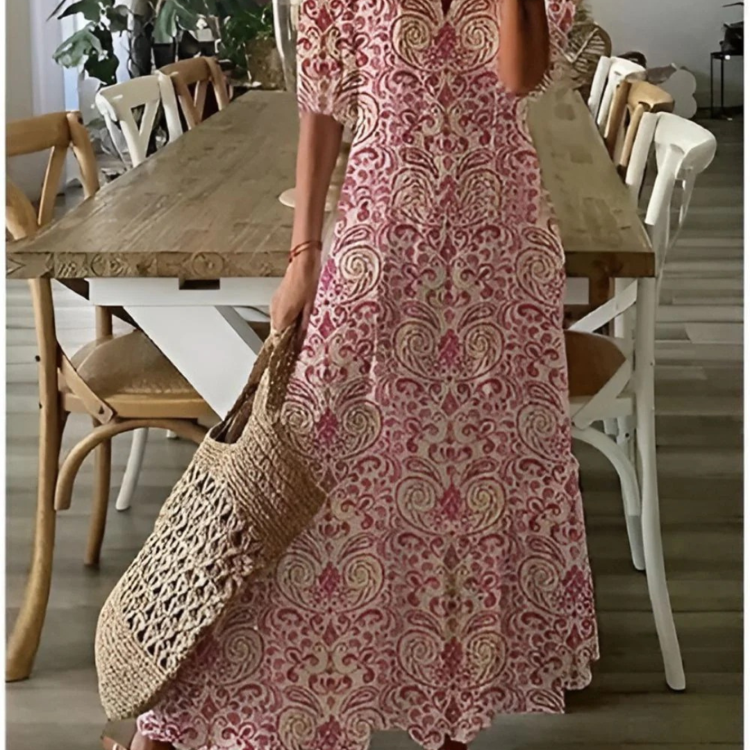 Sema | Damen Boho Maxikleid für den Sommer