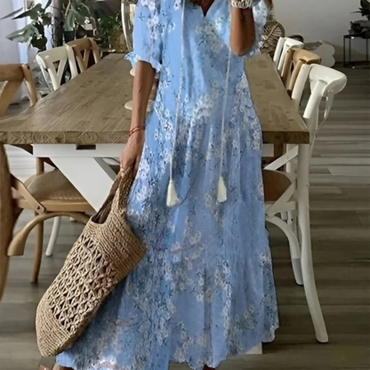 Sema | Damen Boho Maxikleid für den Sommer