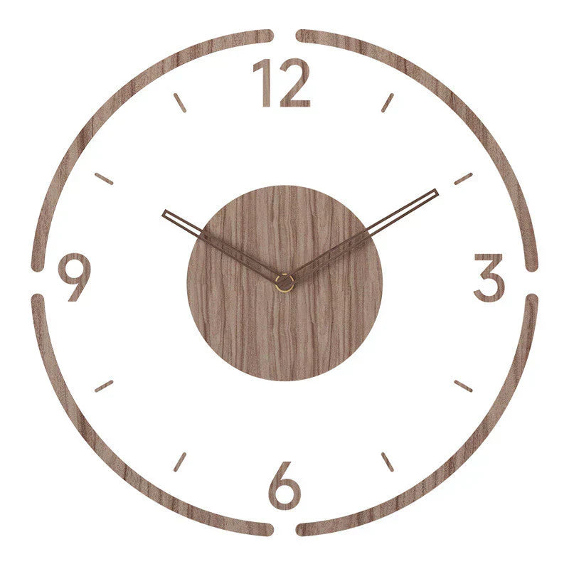 Scandinavische Houten Wandklok 35 cm – Minimalistisch & Stil Design | Restfield