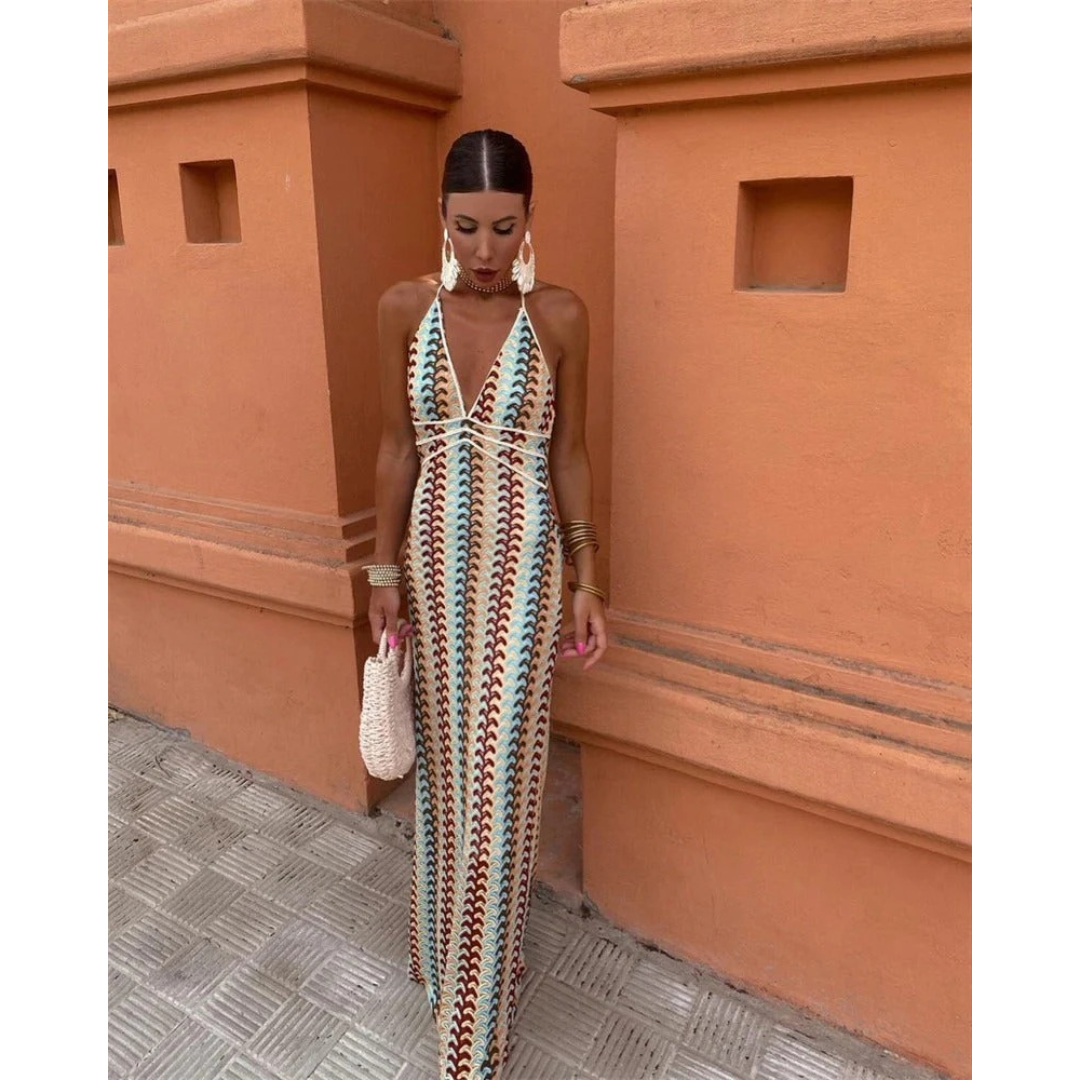 Sienna | Damen Leichtes Sommer Maxikleid