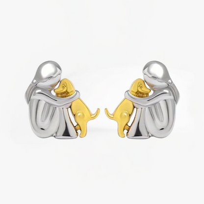 NOA | BOUCLES D'OREILLES EN ÉTREINTE DE CHIEN