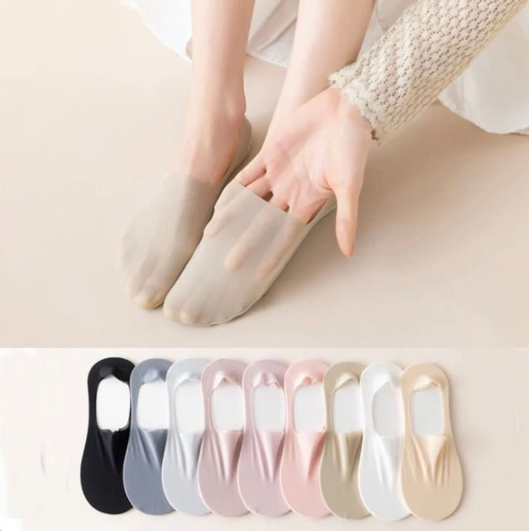 Silk Serene™ | Transparante Antislipsokken - #Silk Serene™ | Transparante AntislipsokkenDe Bazelaar