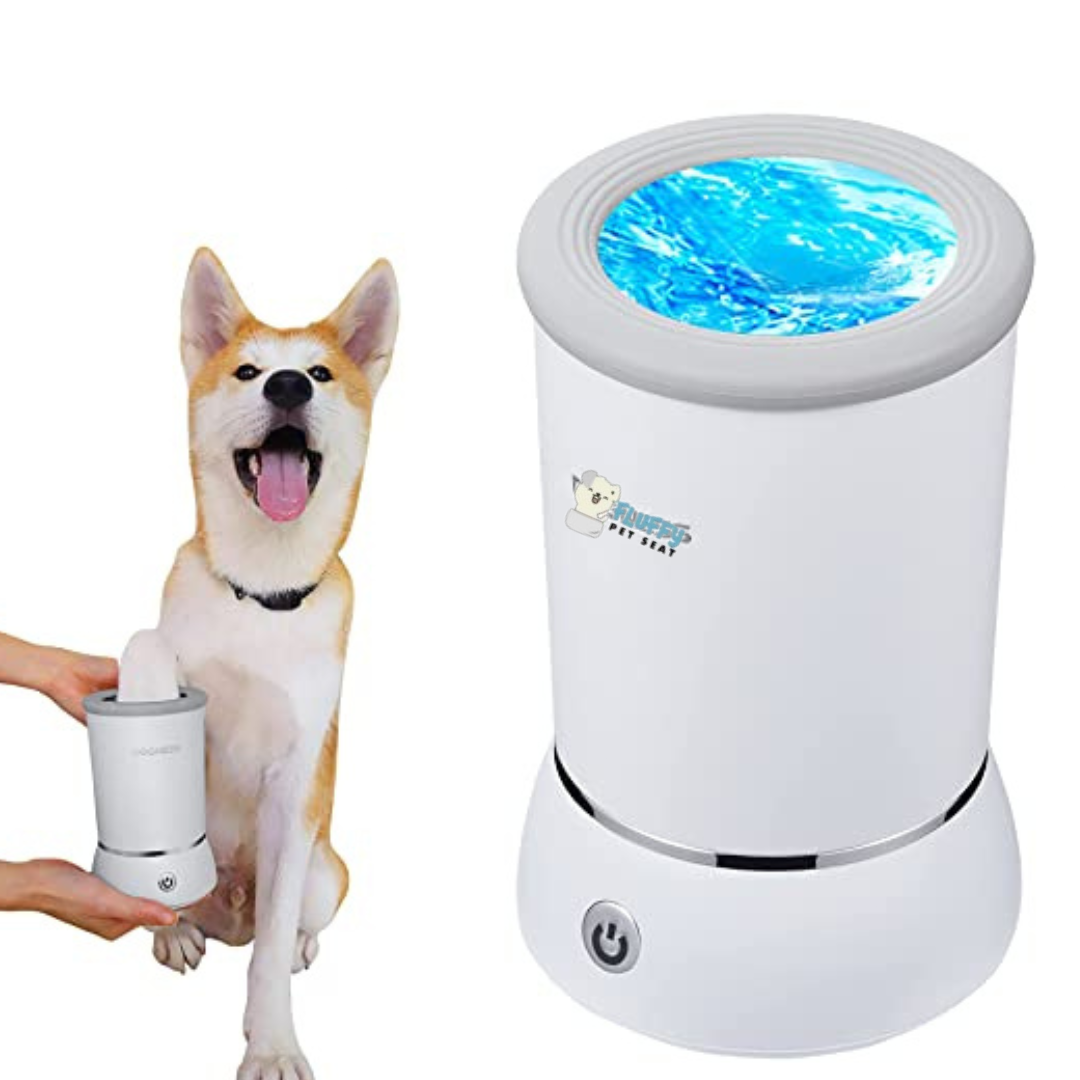 Fluffy paw cleanser