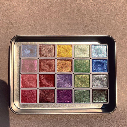 AcrylicPalet™ | Sparkling colours that bring watercolours to life (20 colours)