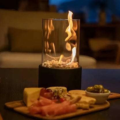Elegante Tafelhaard Met Rookvrije Bio-Ethanol Voor Sfeervolle Warmte