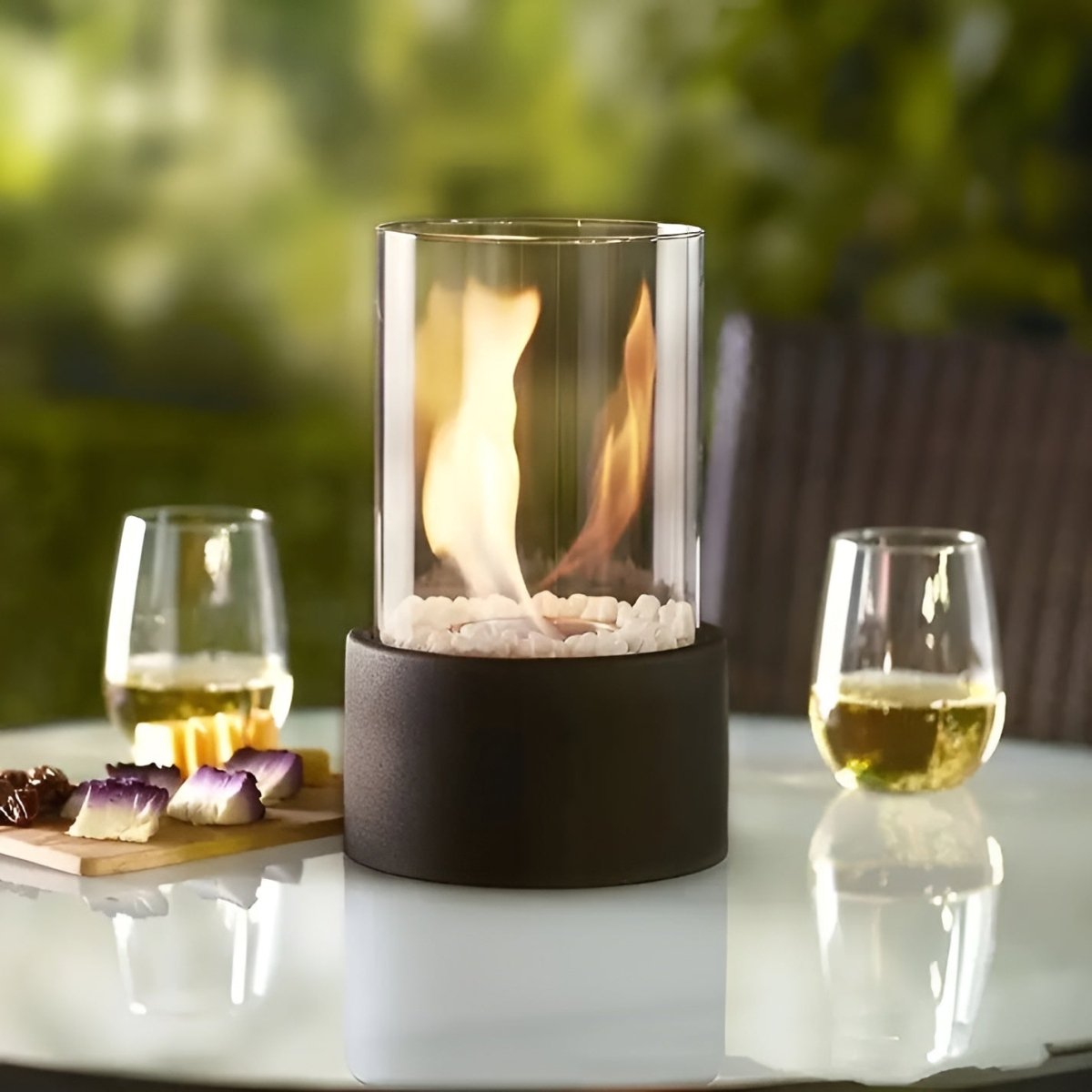 Elegante Tafelhaard Met Rookvrije Bio-Ethanol Voor Sfeervolle Warmte
