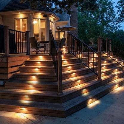 SmartDeck™ Waterproof, multi-functional LED garden lamps powered by solar energy