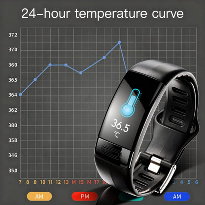 Smartwatch met EKG, hartslag, bloeddruk & slaaptracking voor dames en heren | Fitness Tracker | Vitaro
