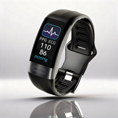 Smartwatch mit EKG, Herzfrequenz und Blutdruckmessung