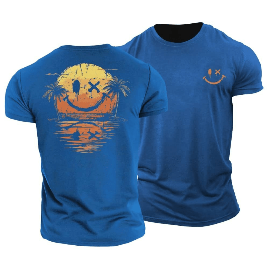 Achille | T-shirt d'été Smiley Mer