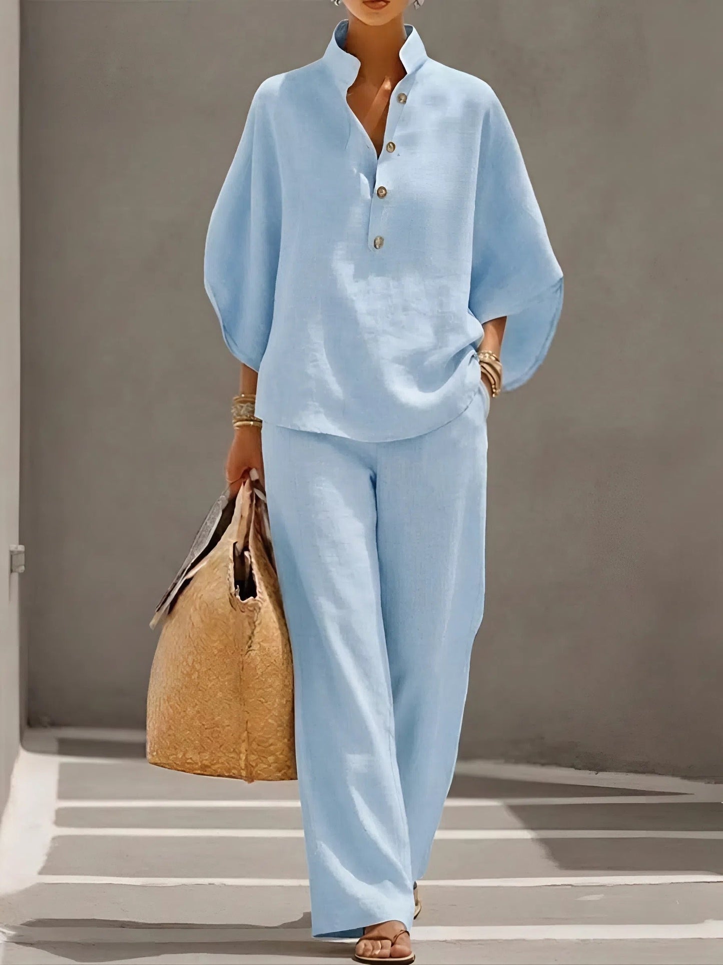 Nkosi | Linen Cotton Two-Piece Set
