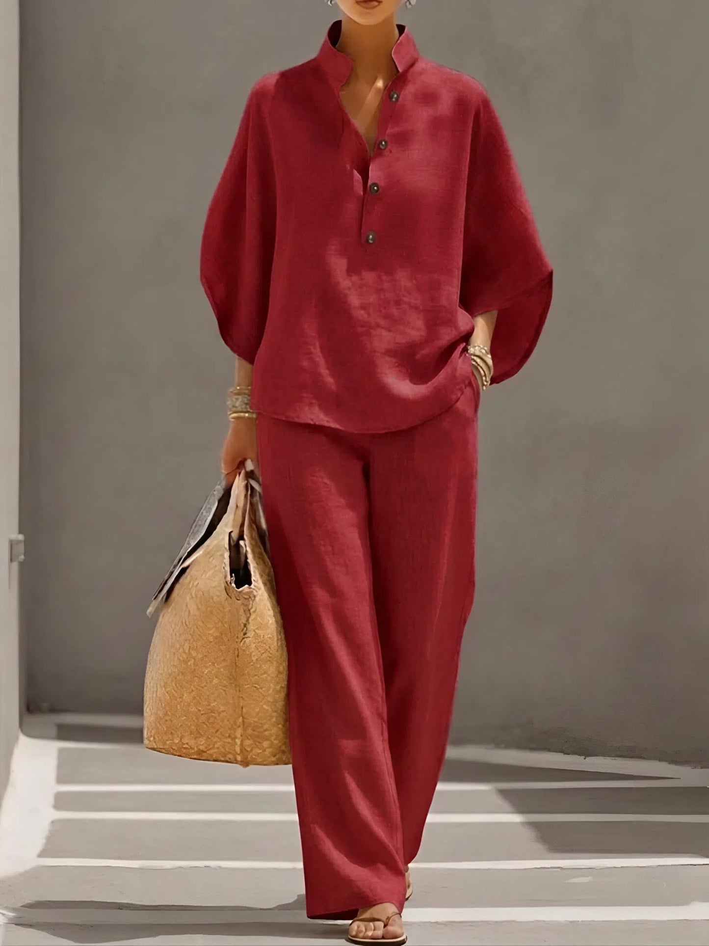 Nkosi | Linen Cotton Two-Piece Set
