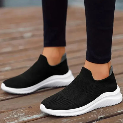 Sneakers ortopedyczne na wsiadanie | Ostateczny komfort | Stylowe i wspierające-35-Czarnobiały-Trend Polska