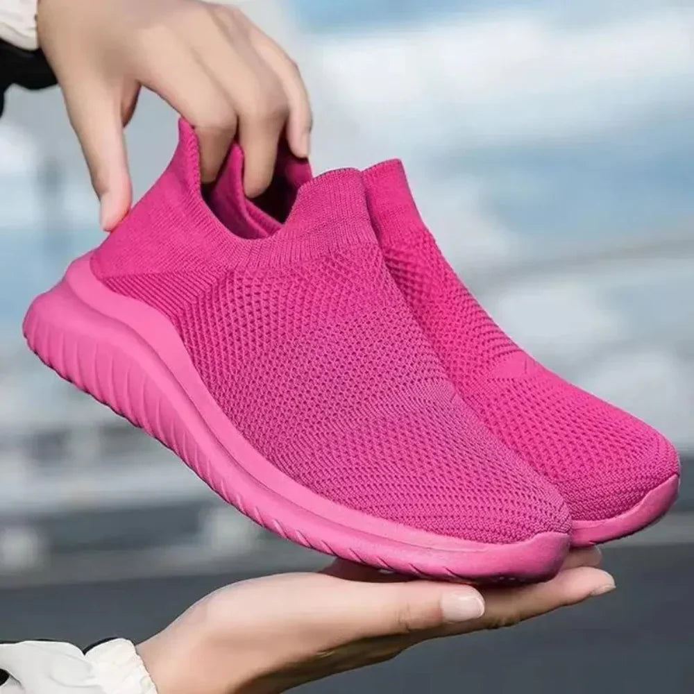 Sneakers ortopedyczne na wsiadanie | Ostateczny komfort | Stylowe i wspierające-35-Gorący róż-Trend Polska