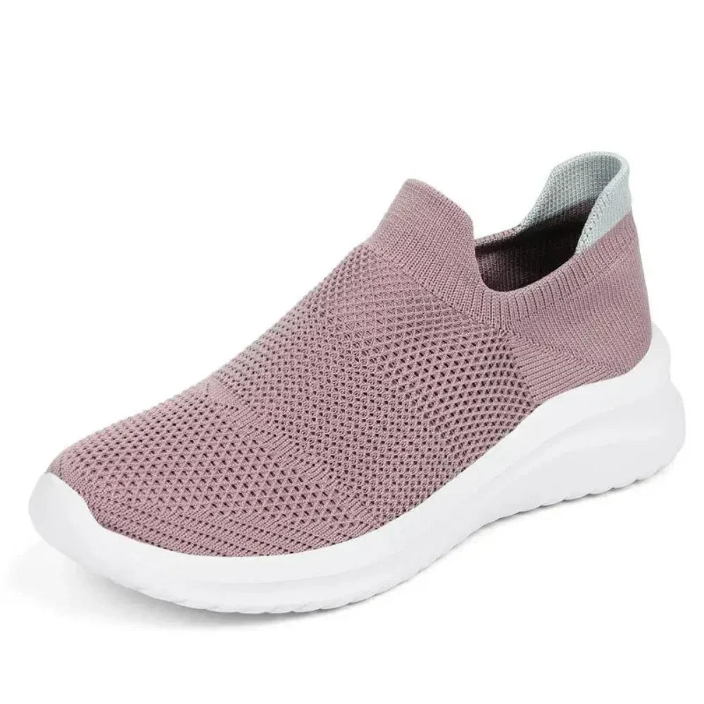 Sneakers ortopedyczne na wsiadanie | Ostateczny komfort | Stylowe i wspierające-35-Różowo- biały-Trend Polska