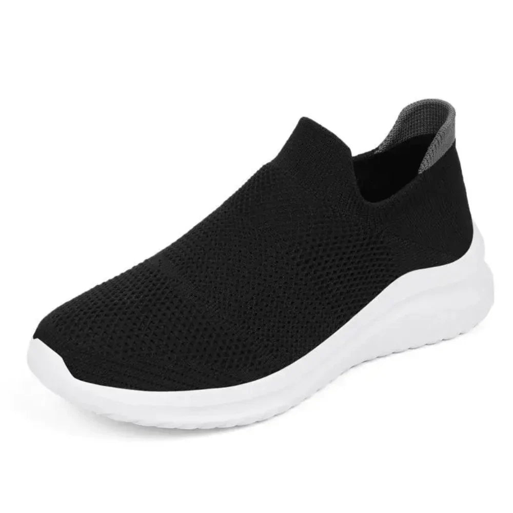 Sneakers ortopedyczne na wsiadanie | Ostateczny komfort | Stylowe i wspierające-35-Czarny-Trend Polska