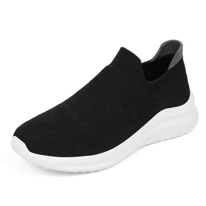 Sneakers ortopedyczne na wsiadanie | Ostateczny komfort | Stylowe i wspierające-35-Czarny-Trend Polska