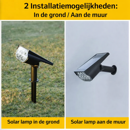 SolarGlow - Solar tuinlamp 2 in 1