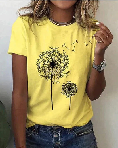 Sommer T-Shirt Damen | Kurzarm