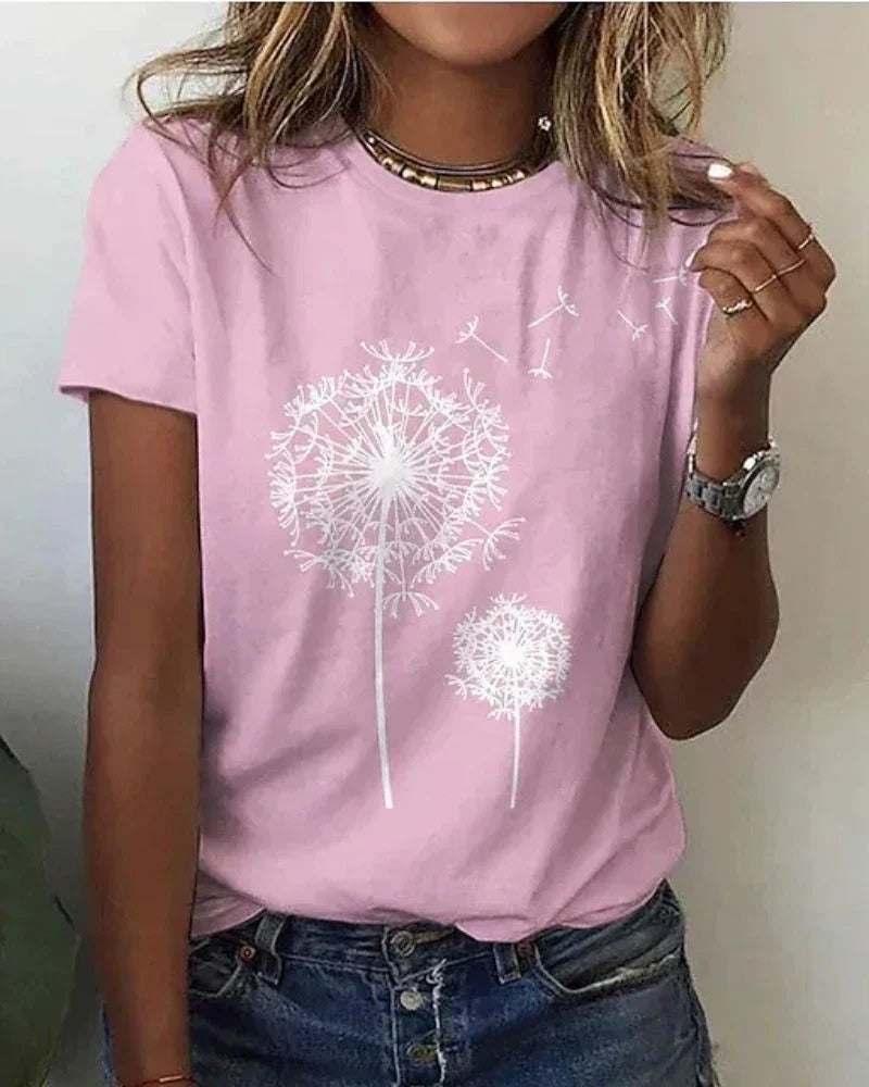 Sommer T-Shirt Damen | Kurzarm