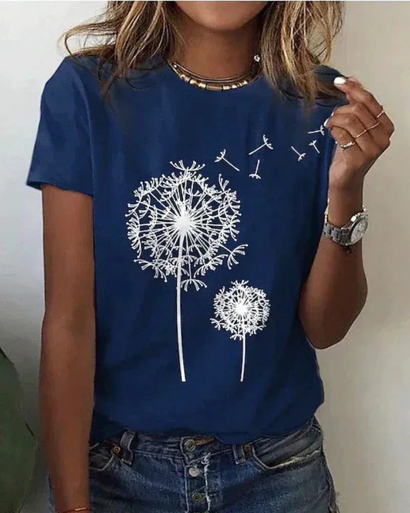 Sommer T-Shirt Damen | Kurzarm