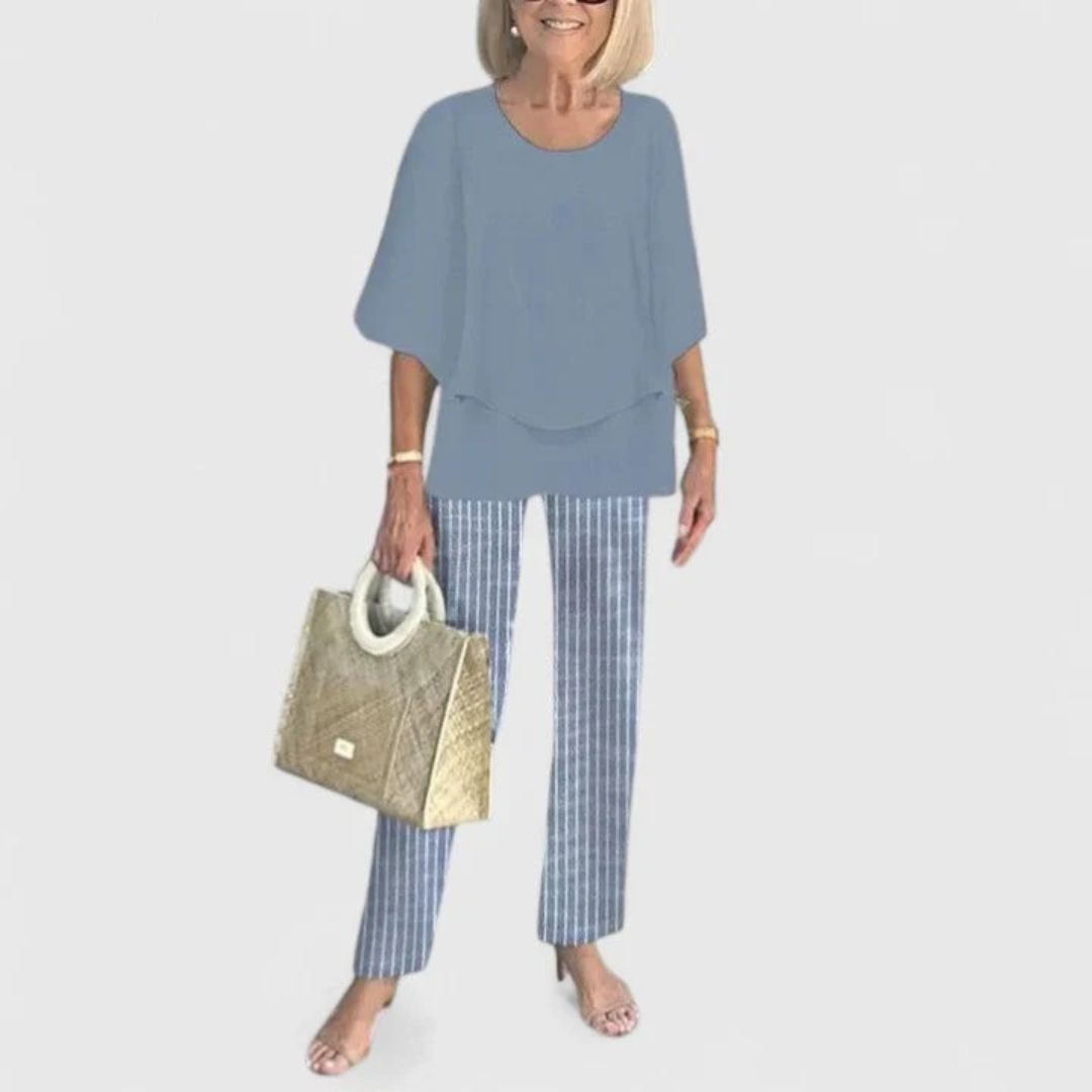 Sophie | Damen Stilvoller Zweiteiler