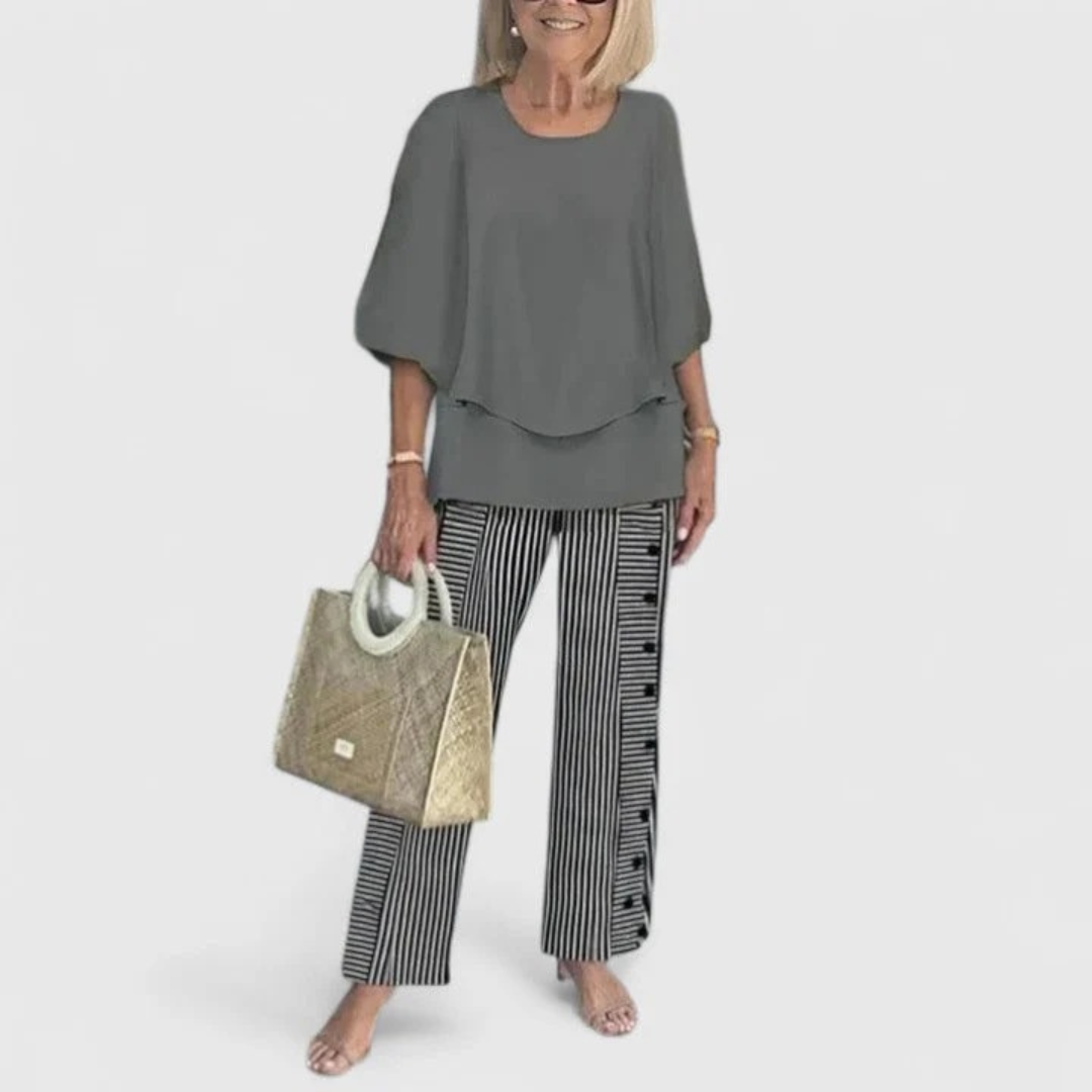 Sophie | Damen Stilvoller Zweiteiler