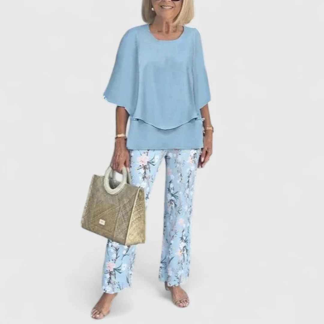 Sophie | Damen Stilvoller Zweiteiler