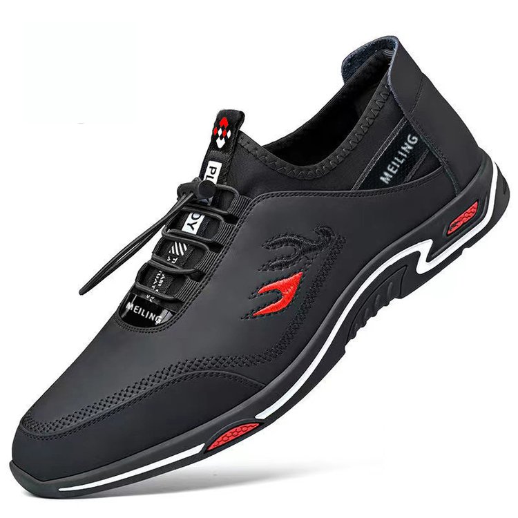Sportowe męskie sneakersy - StrideLux-Niebieski-39-Trend Polska