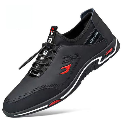 Sportowe męskie sneakersy - StrideLux-Niebieski-39-Trend Polska