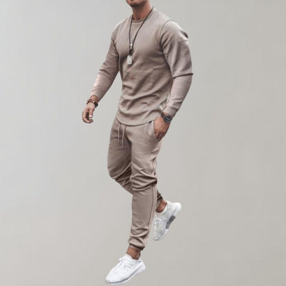 Sportowy Zestaw Męski - Finn-Khaki-S-Trend Polska