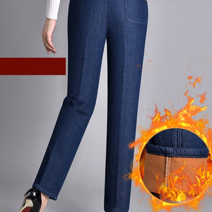 "Sophia® | Jeans para mujer con bolsillos laterales y cintura elástica" – Elegantes y cómodos para el uso diario✨