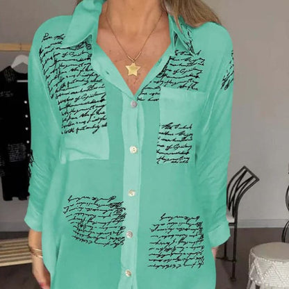 Gisandre - Chemise Imprimée Moderne Pour Femme