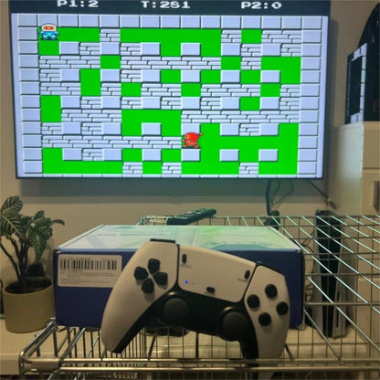 Retro Game Console Stick +40000 Klassieke Spellen & 2 Draadloze Controllers!