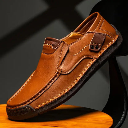 🔥Pustende kalveskinn🔥Klassiske, komfortable skinnsko for menn👞