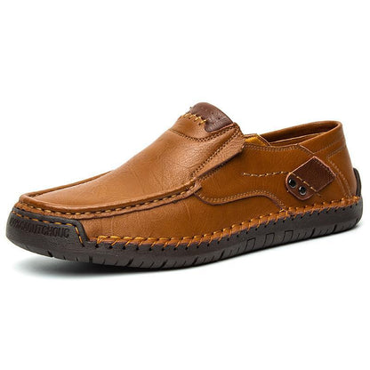 🔥Pustende kalveskinn🔥Klassiske, komfortable skinnsko for menn👞