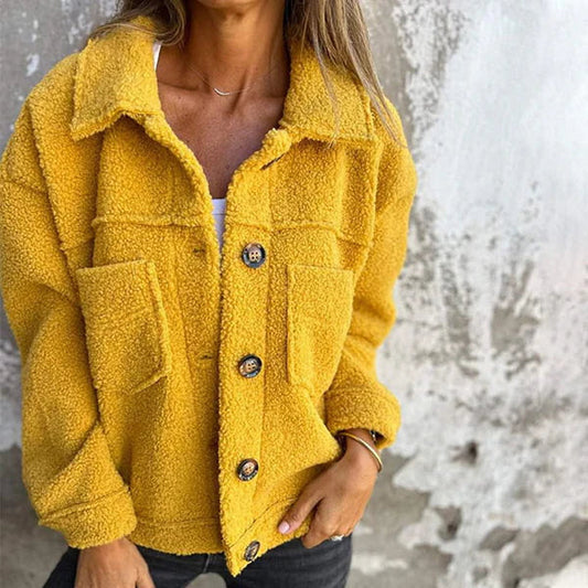 DION | STYLISH SHORT JACKET WITH LAPELS