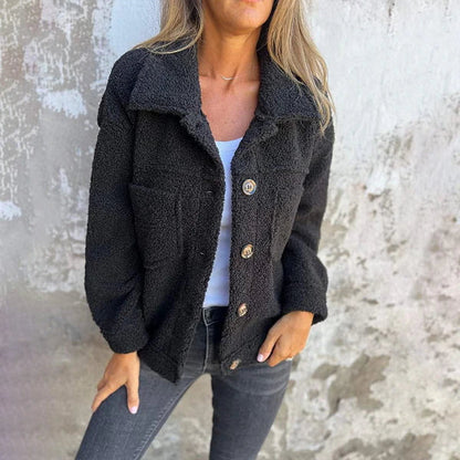 DION | STYLISH SHORT JACKET WITH LAPELS