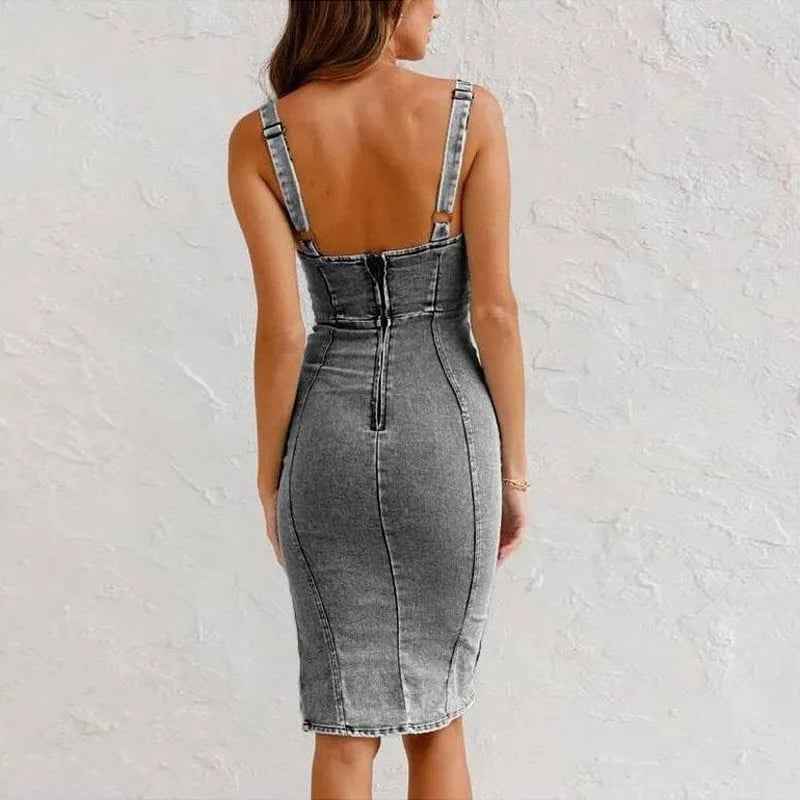 Mona Denim-Kleid – Müheloser Alltagslook