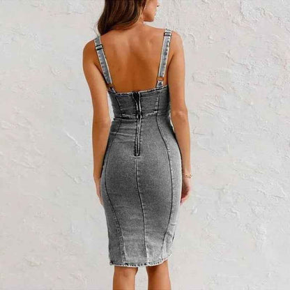 Mona Denim-Kleid – Müheloser Alltagslook