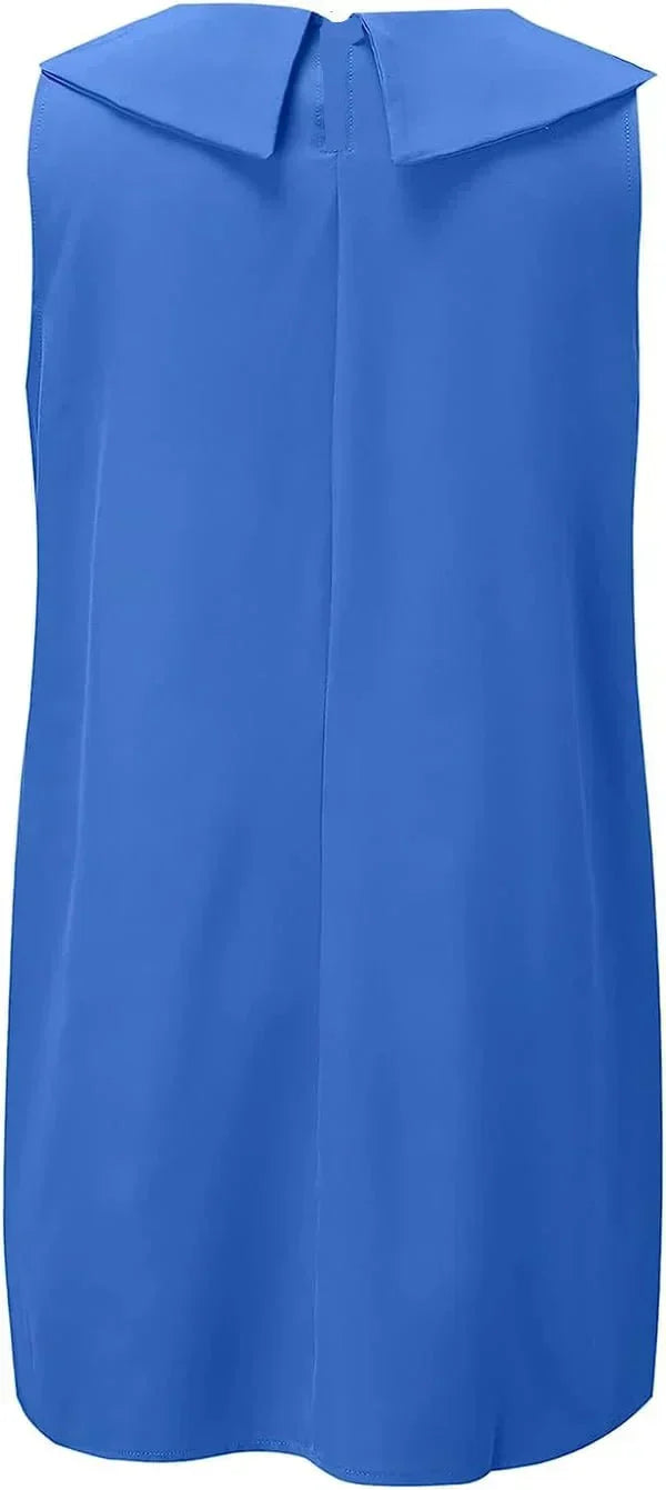 Robe Femme Coton Lin Col Montant Coupe Fluide Été Élégante