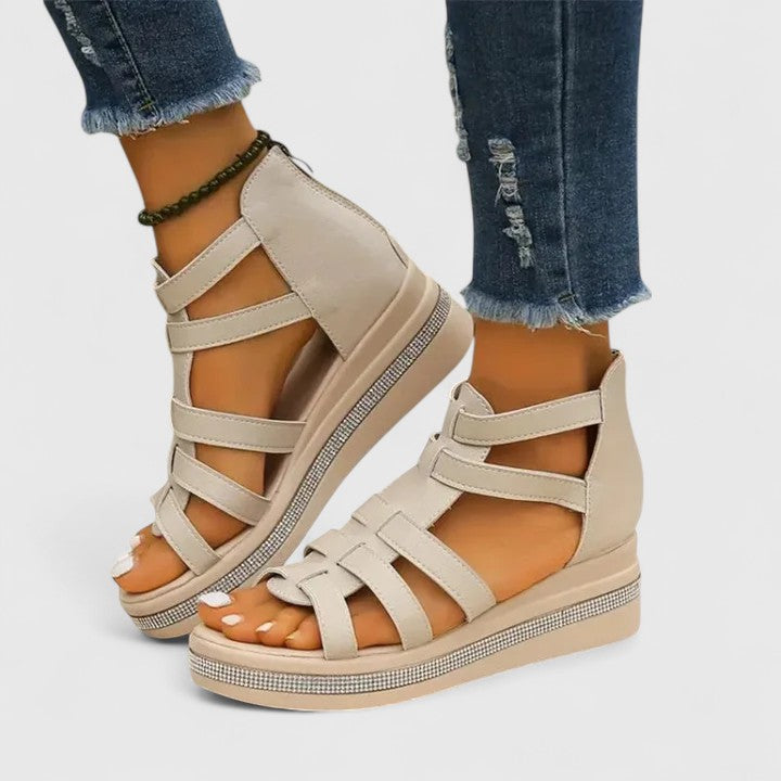 Gladiator Keilsandalen – Riemchen-Design und eleganter Look
