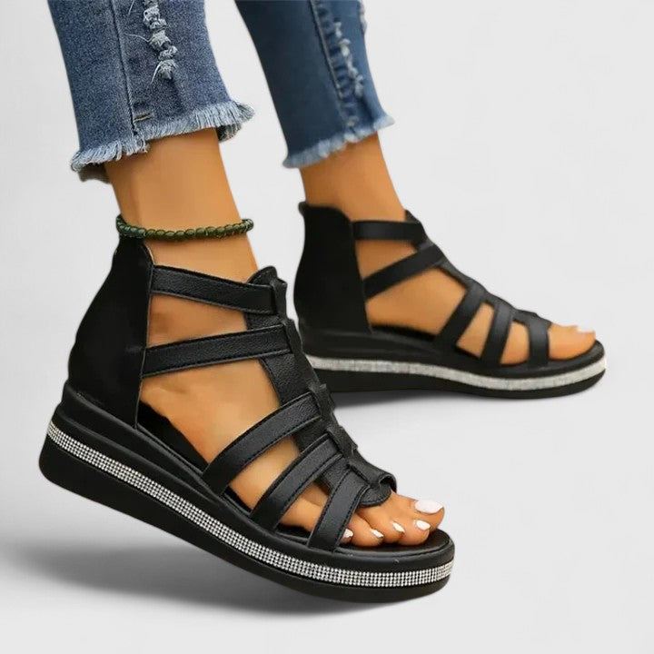 Gladiator Keilsandalen – Riemchen-Design und eleganter Look