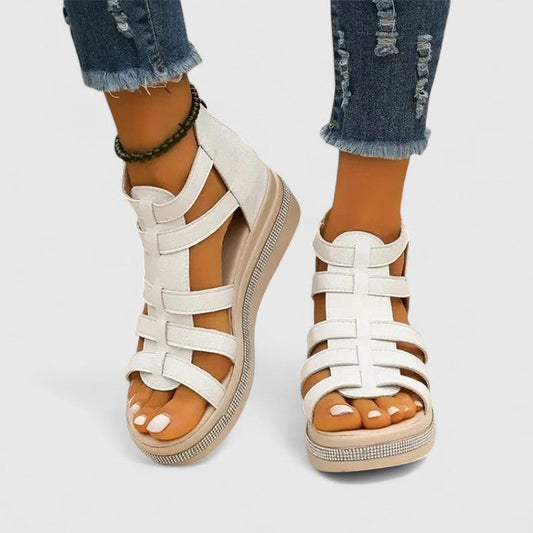 Kendall orthopädische Strass-Sandalen – Ultimativer Tragekomfort mit funkelnden Kristallen