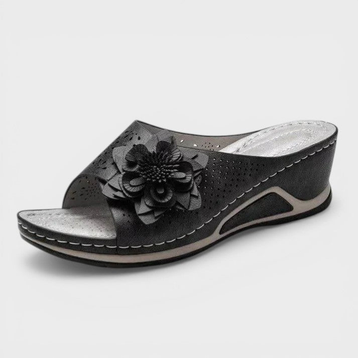 Nerea™ | Sandalias ortopédicas de cuero cómodas