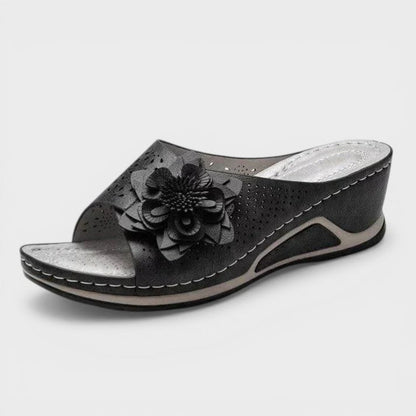 Nerea™ | Sandalias ortopédicas de cuero cómodas